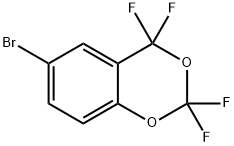6-BROMO-2,2,4,4-TETRAFLUORO-1,3-BENZODIOXANE Structure