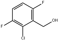 2-氯-3,6-二氟苯甲醇, 261762-44-1, 结构式