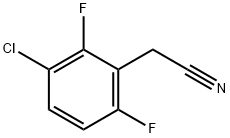 3-CHLORO-2,6-DIFLUOROPHENYLACETONITRILE Struktur