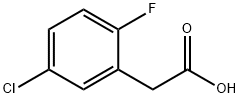 5-CHLORO-2-FLUOROPHENYLACETIC ACID Structure