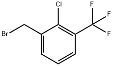2-CHLORO-3-(TRIFLUOROMETHYL)BENZYL BROMIDE Structure