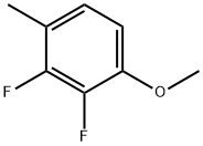 2,3-ジフルオロ-4-メチルアニソール 化学構造式