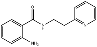 2-氨基-N-[2-(2-吡啶基)乙基]苯甲酰胺, 261765-37-1, 结构式