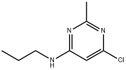 4-chloro-2-methyl-6-(N-propylamino)pyrimidine,261765-60-0,结构式
