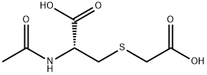 N-acetyl-S-(2-carboxymethyl)cysteine 化学構造式