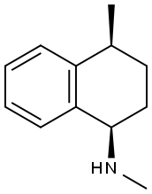 1-Naphthalenamine,1,2,3,4-tetrahydro-N,4-dimethyl-,(1R,4S)-(9CI) Struktur