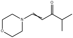 4-メチル-1-モルホリノ-1-ペンテン-3-オン 化学構造式