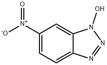 1-hydroxy-6-nitrobenzotriazole Struktur