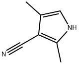 2,4-DIMETHYL-1H-PYRROLE-3-CARBONITRILE,26187-28-0,结构式