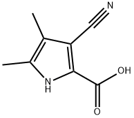 Pyrrole-2-carboxylic acid, 3-cyano-4,5-dimethyl- (8CI) Structure