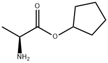 L-Alanine, cyclopentyl ester (9CI) Structure