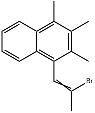 26193-57-7 1-(2-Bromo-1-propenyl)-2,3,4-trimethylnaphthalene