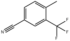 4-METHYL-3-(TRIFLUOROMETHYL)BENZONITRILE Structure