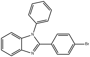 2-(4-溴苯基)-1-苯基-1H-苯并咪唑, 2620-76-0, 结构式