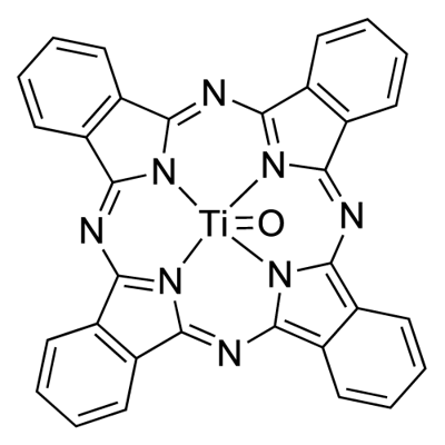 Titanyl phthalocyanine Struktur