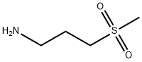 3-(METHYLSULFONYL)PROPAN-1-AMINE HYDROCHLORIDE 化学構造式