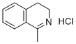 1-METHYL-3,4-DIHYDROISOQUINOLINE HYDROCHLORIDE,26210-39-9,结构式