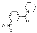 吗啉(3-硝基苯基)甲酮 结构式