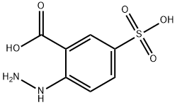 2-hydrazino-5-sulphobenzoic acid Structure