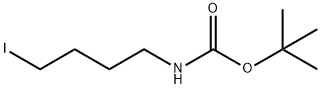 TERT-BUTYL 4-IODOBUTYLCARBAMATE 化学構造式
