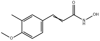 3-(4-Methoxy-3-methylphenyl)-2-propenehydroxamic acid Struktur