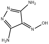 4H-Pyrazol-4-one,3,5-diamino-,oxime(9CI) Structure