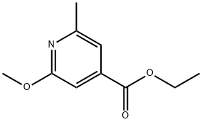 2-甲氧基-6-甲基异烟酸乙酯, 262296-07-1, 结构式