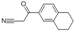 (5,6,7,8-テトラヒドロ-2-ナフトイル)アセトニトリル 化学構造式