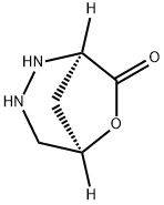 6-Oxa-2,3-diazabicyclo[3.2.1]octan-7-one,(1R,5R)-(9CI) Structure