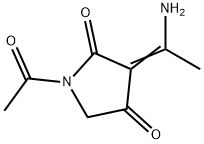 2,4-Pyrrolidinedione,  1-acetyl-3-(1-aminoethylidene)-|