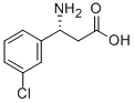 (R)-3-AMINO-3-(3-CHLORO-PHENYL)-PROPIONIC ACID Struktur