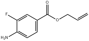 Benzoic acid, 4-amino-3-fluoro-, 2-propenyl ester (9CI),262433-55-6,结构式