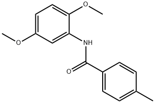 N-(2,5-dimethoxyphenyl)-4-methylbenzamide Struktur