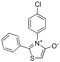 3-(4-Chlorophenyl)-2-phenylthiazol-3-ium-4-olate Struktur