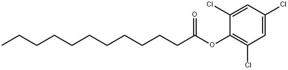 2,4,6-trichlorophenyl laurate  Struktur