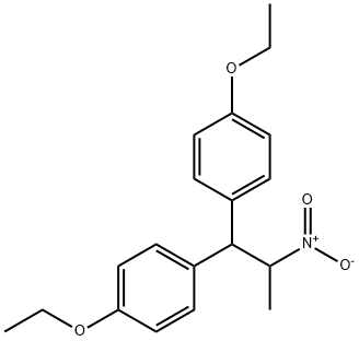 1,1-bis(p-ethoxyphenyl)-2-nitropropane,26258-70-8,结构式