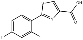 2-(2,4-Difluorophenyl)thiazole-4-carboxylic acid Structure
