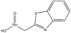 Phosphinic acid, 2-benzothiazolylmethyl- (9CI) Struktur