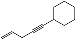 Cyclohexane, 4-penten-1-ynyl- (9CI) Structure