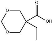 5-ETHYL-1,3-DIOXANE-5-CARBOXYLIC ACID 化学構造式