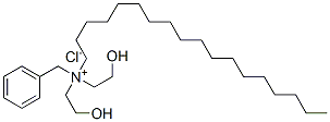 benzylbis(2-hydroxyethyl)octadecylammonium chloride 结构式