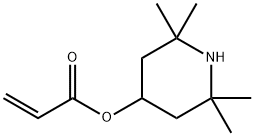 Propenoic acid 2,2,6,6-tetramethylpiperidine-4-yl ester 结构式