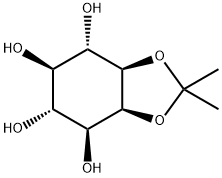 1,2-O-ISOPROPYLIDENE-MYO-INOSITOL 化学構造式