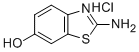 2-氨基-6-苯并噻唑醇盐酸盐,26278-78-4,结构式
