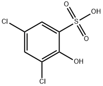 2-羟基-3,5-二氯代苯磺酸 结构式