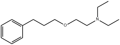 [2-(3-Phenylpropoxy)ethyl]diethylamine Structure