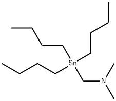 N,N-Dimethylaminomethyltributylstannane Structure