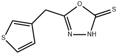 5-(3-THIENYLMETHYL)-1,3,4-OXADIAZOLE-2-THIOL,262856-02-0,结构式