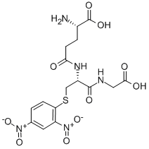 S-(2,4-Dinitrophenyl)-Glutathione Structure