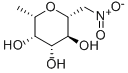 BETA-L-FUCOPYRANOSYL NITROMETHANE 化学構造式